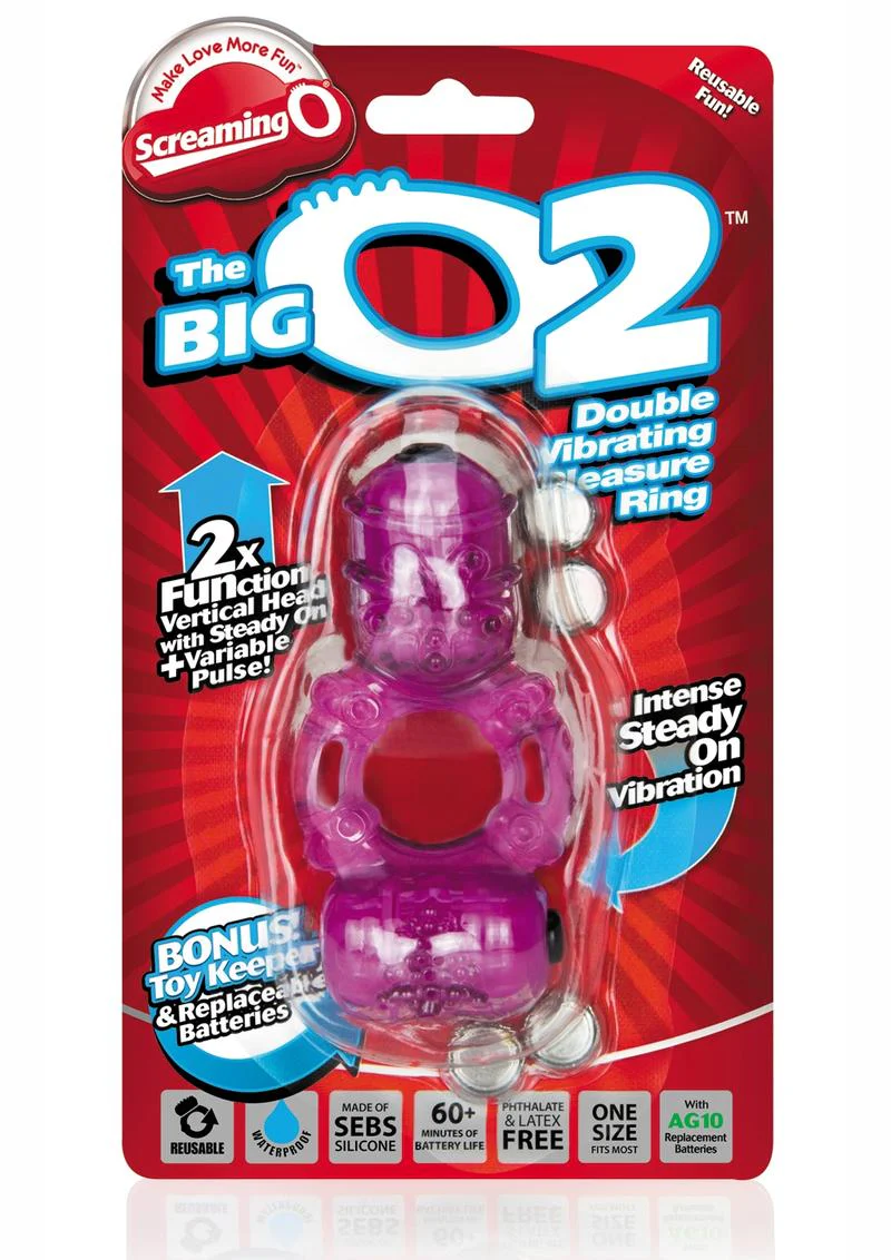 The Big O2 Double Vibrating Pleasure Ring - Image 8