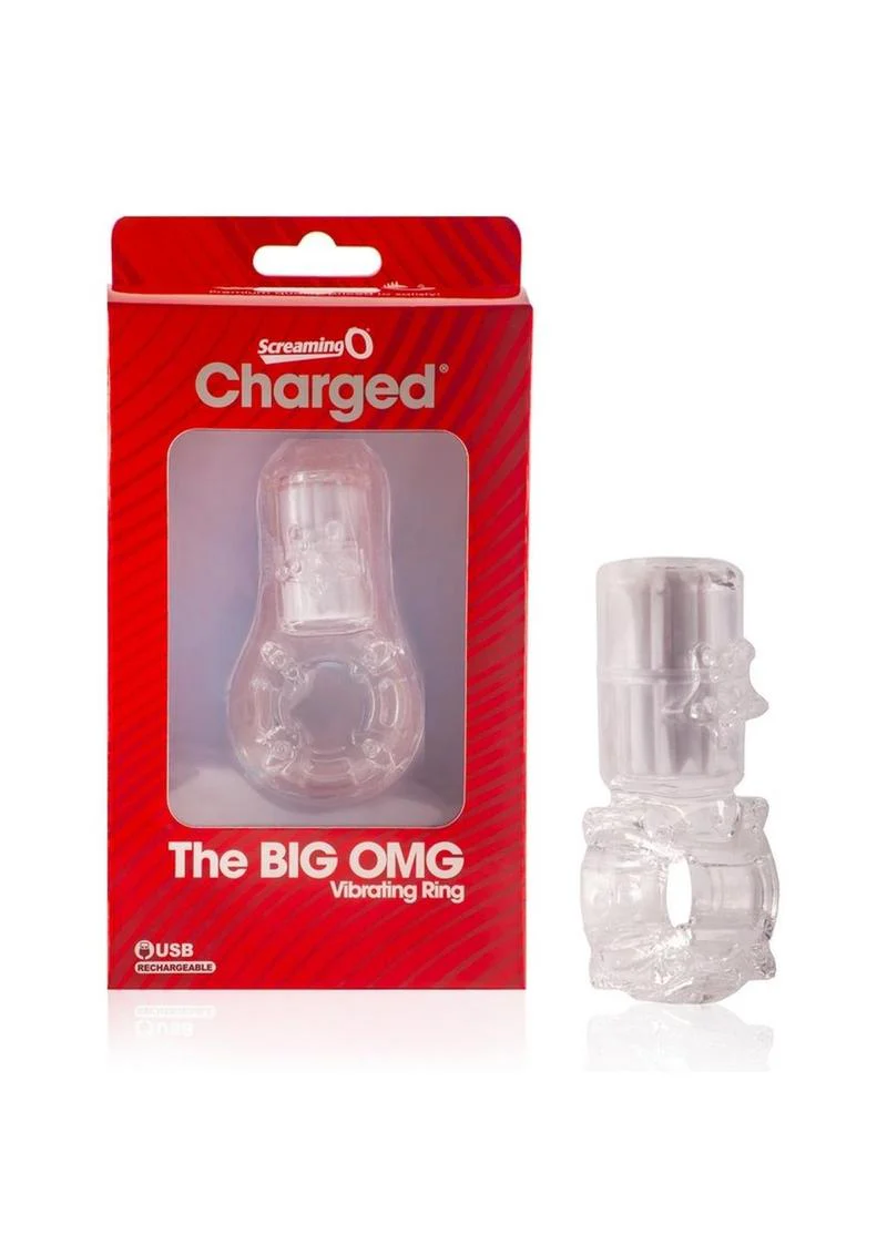 The BIG OMG Vibrating And USB Rechargeable Waterproof Ring - Image 6