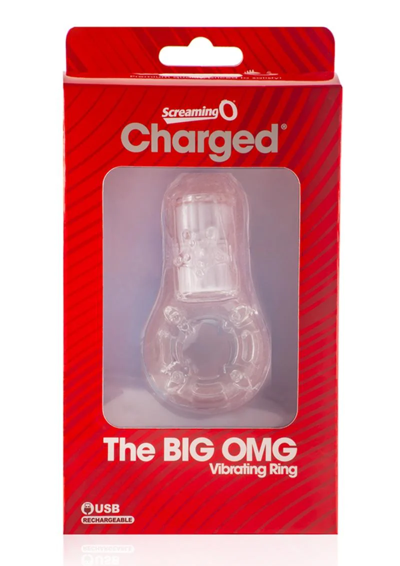 The BIG OMG Vibrating And USB Rechargeable Waterproof Ring - Image 8