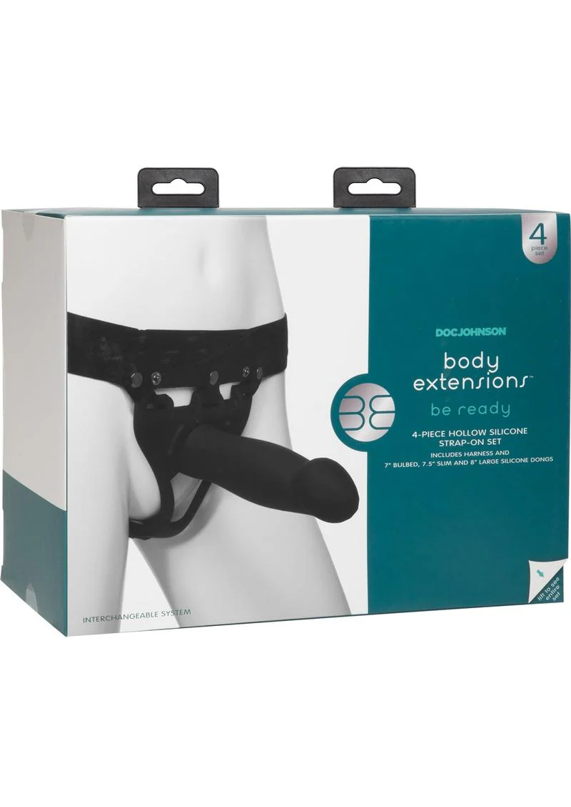 The Body Extensions silicone Hollow strap-on With Adjustable elastic - Image 4