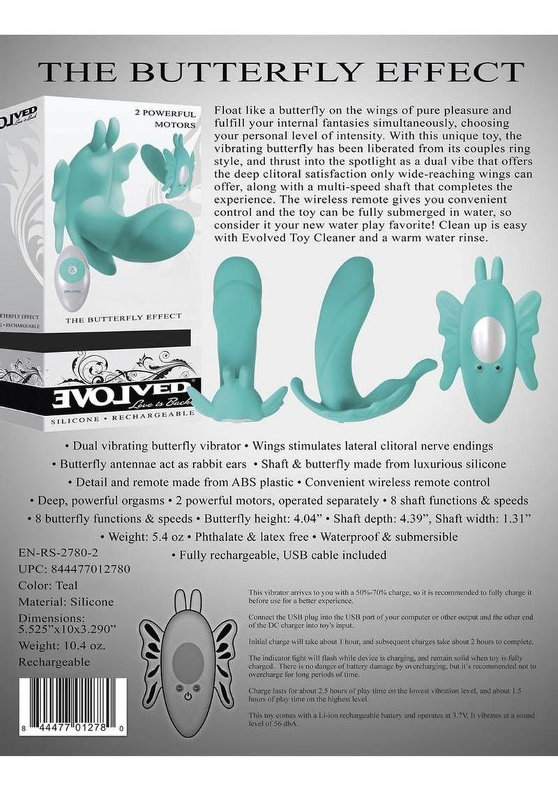 The Butterfly Effect Rechargeable Silicone Dual-Motor Vibrator - Image 3