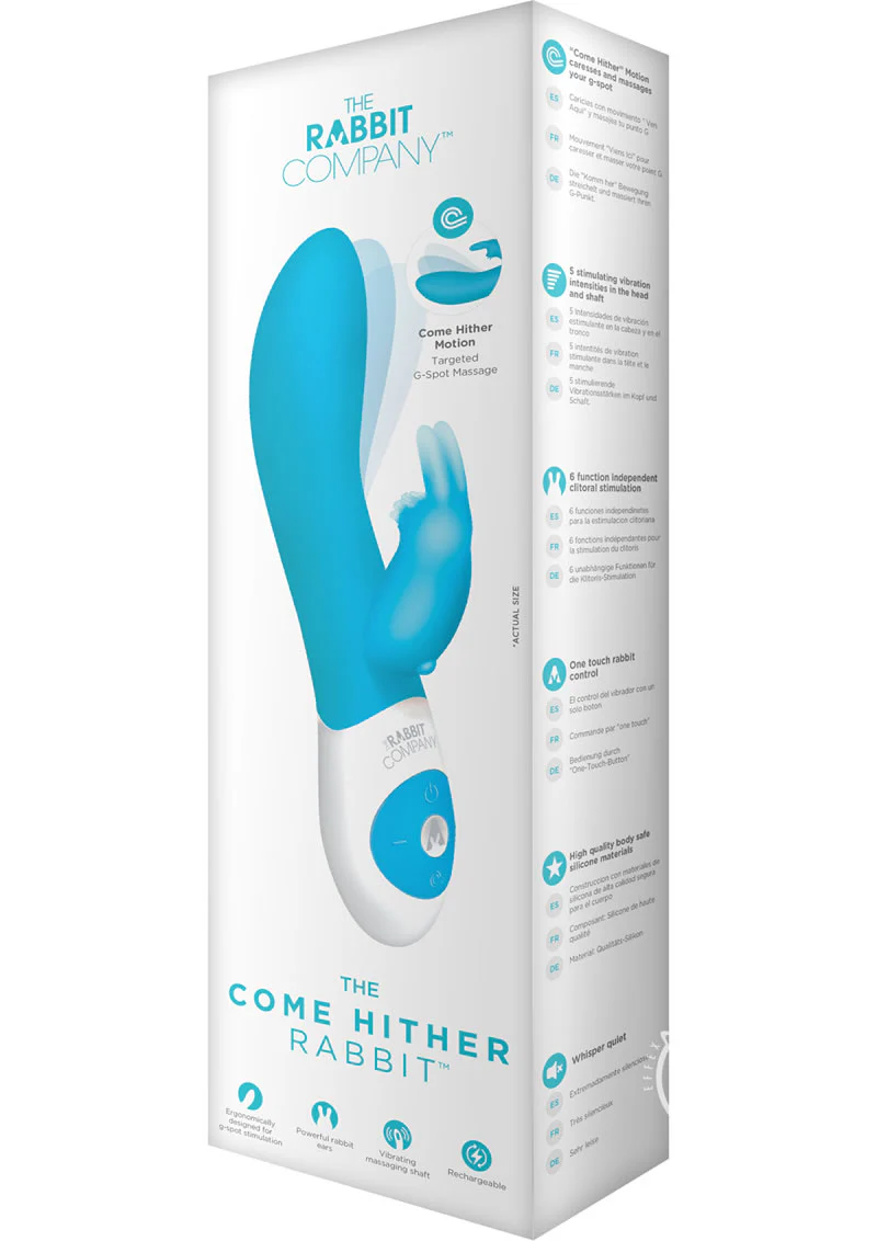 The Come Hither Rabbit Rechargeable Silicone G-Spot Vibrator - Image 12