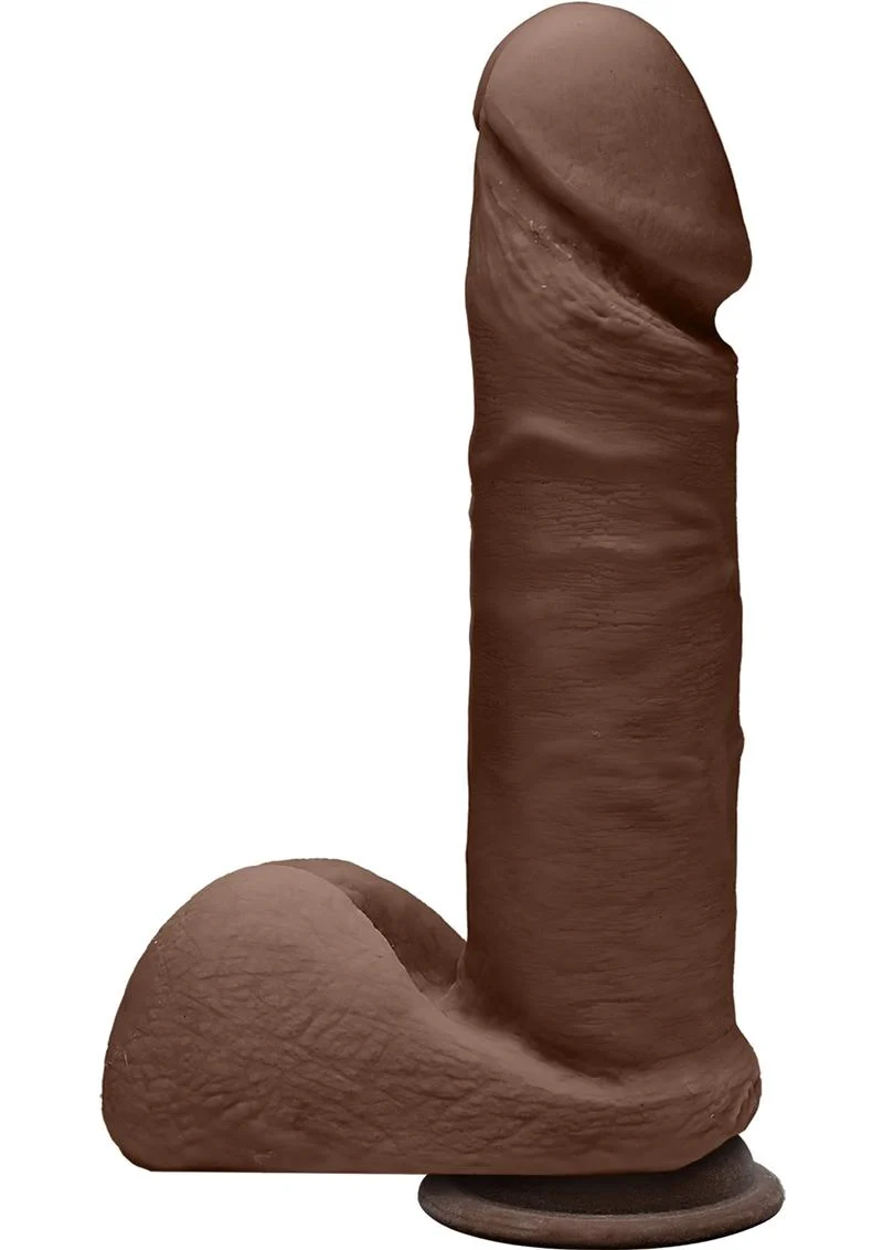 The D Perfect D Dual Density ULTRASKYN Dildo with Balls - Image 3