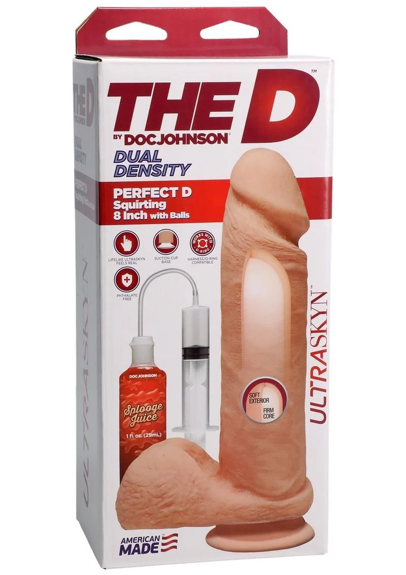 The D Perfect D Ultraskyn Squirting Dildo - Image 3