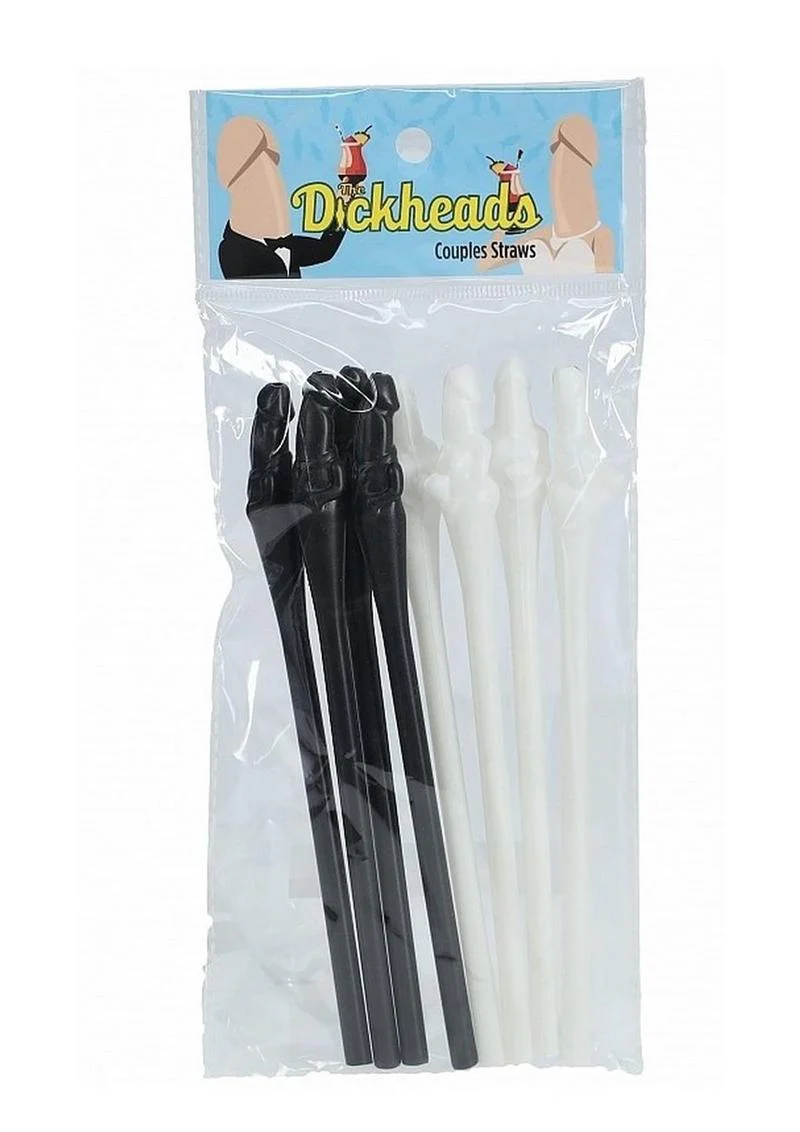 The Dickheads Couples Novelty Drinking Straws - Image 2
