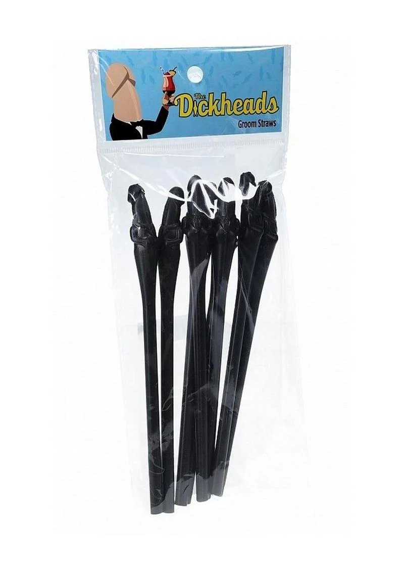 The Dickheads Groom Penis-Shaped Drinking Straws - Image 2