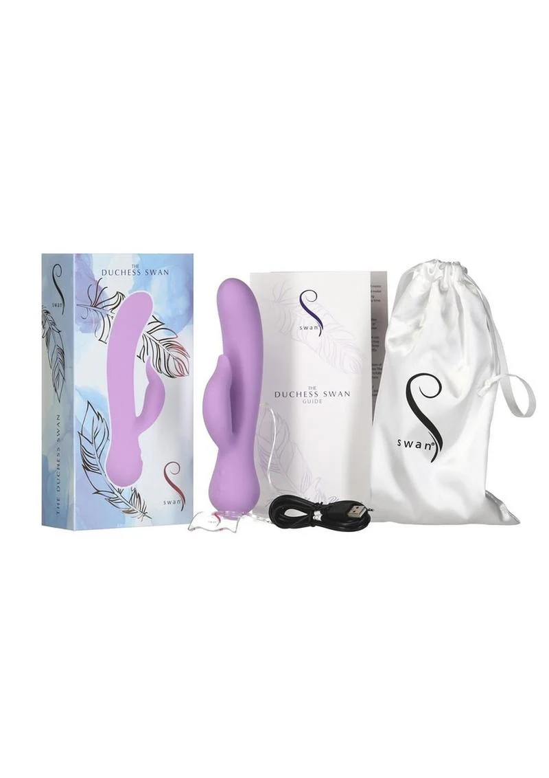 The Duchess Swan Special Edition Rechargeable Silicone Vibrator - Image 3