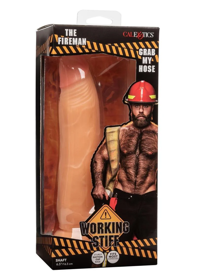 The Fireman Working Stiff Realistic Dildo with Suction Cup - Image 4