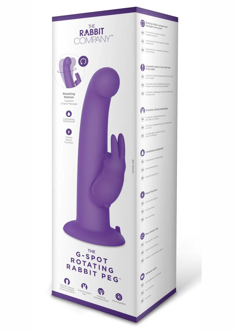 The G-Spot Rotating Rabbit Peg Rechargeable Vibrator - Image 4