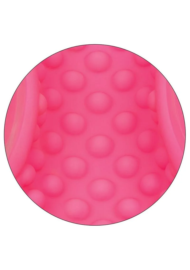 The Gripper Beaded Grip Masturbator - Pink - Image 2