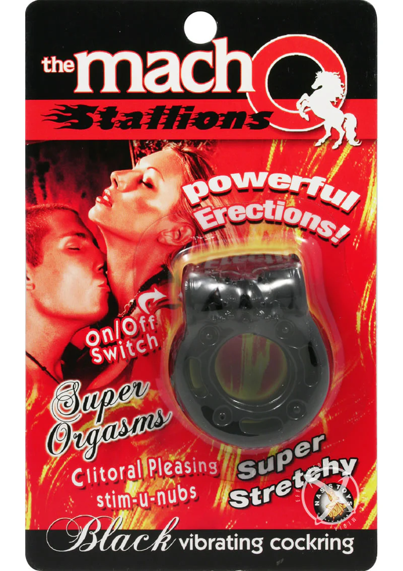 The Macho Stallions Vibrating Cock Ring With Powerful Couples - Image 2