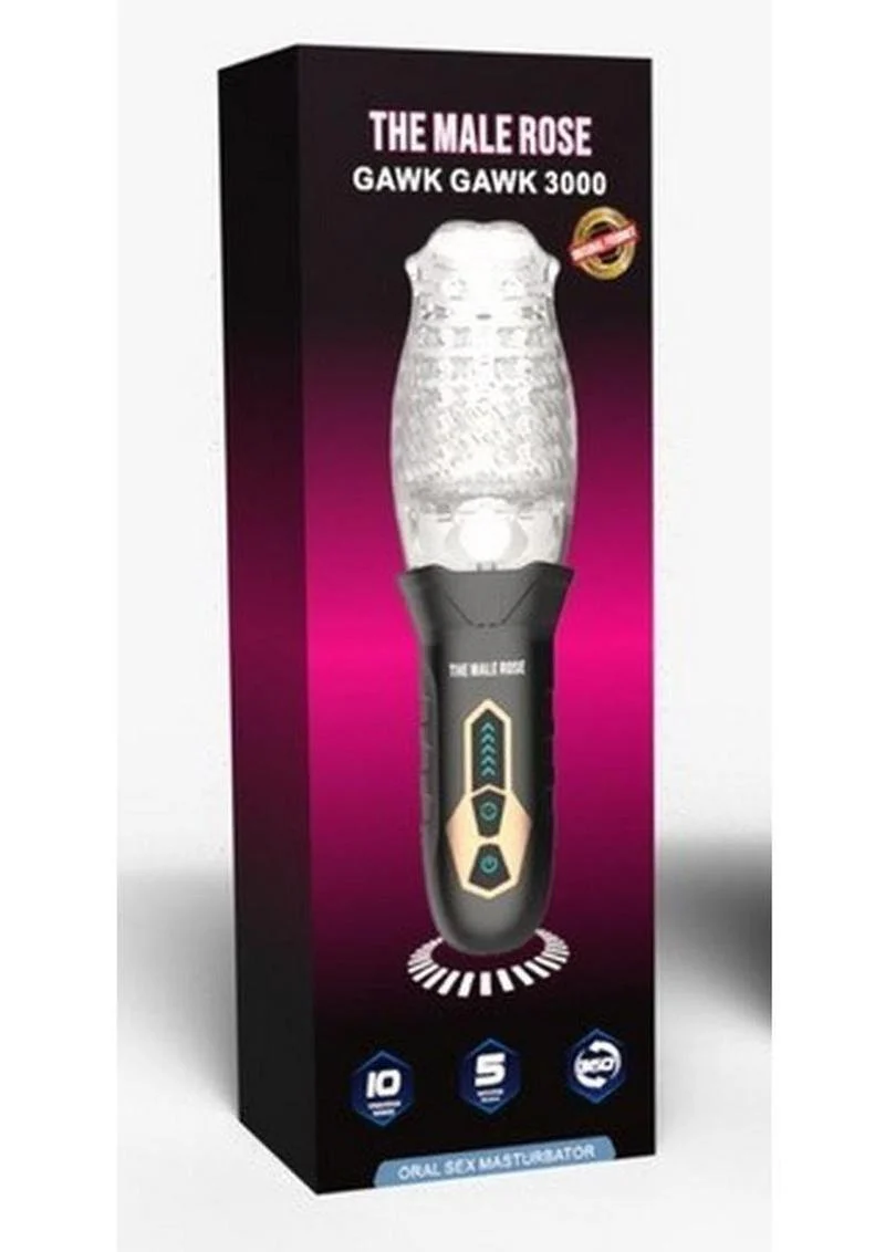 The Male Rose Gawk Gawk 3000 Rechargeable Rotating Masturbator - Image 4