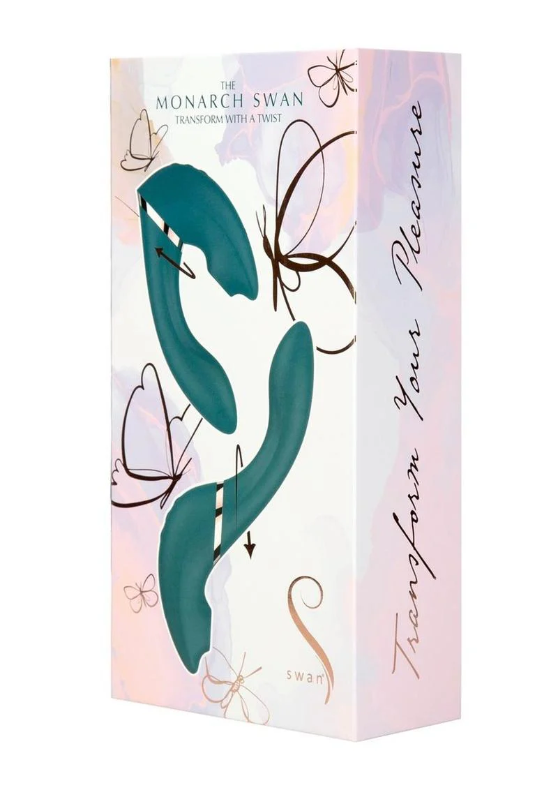 The Monarch Swan Transformable Rechargeable Silicone Vibrator - Image 4