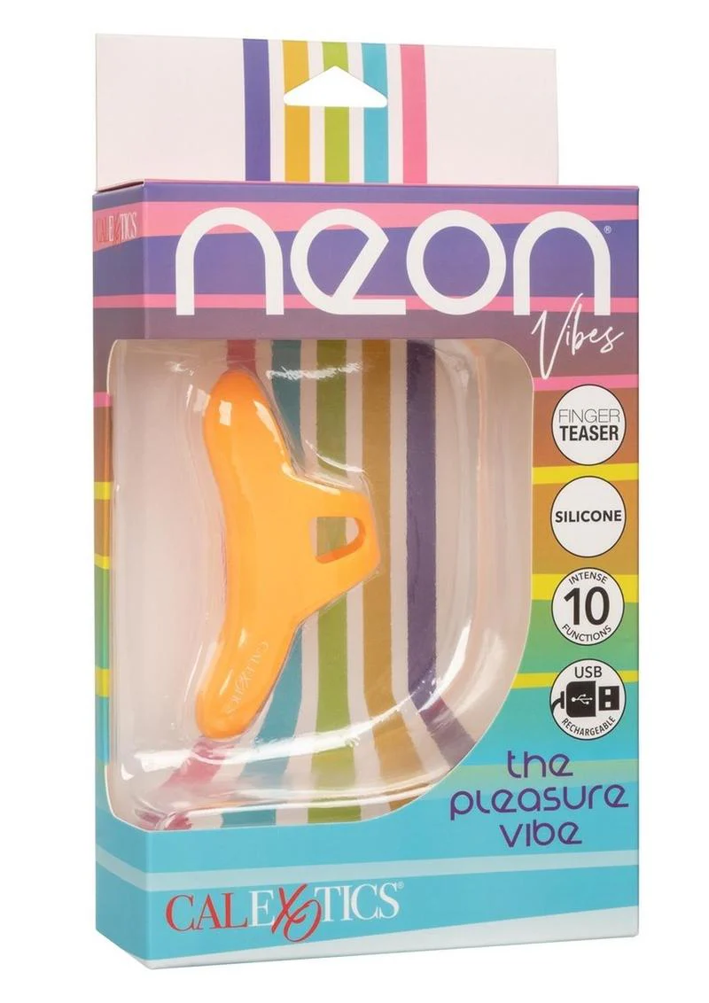 The Pleasure Neon Vibe Rechargeable Finger Teaser - Image 4