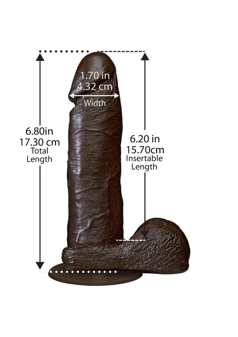 The Realistic Cock Dildo Vac-U-Lock Compatible with Suction Cup - Image 2