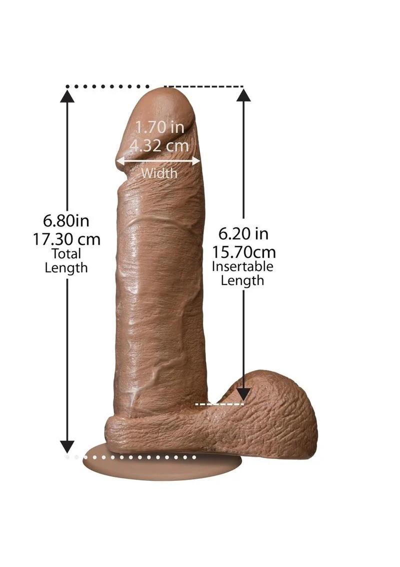 The Realistic Cock Dildo Vac-U-Lock Compatible with Suction Cup - Image 4