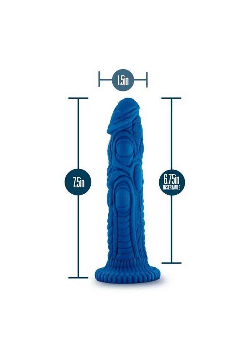 The Realm Draken Lock-On Silicone Dildo 7.75in Premium Pleasure - Image 3