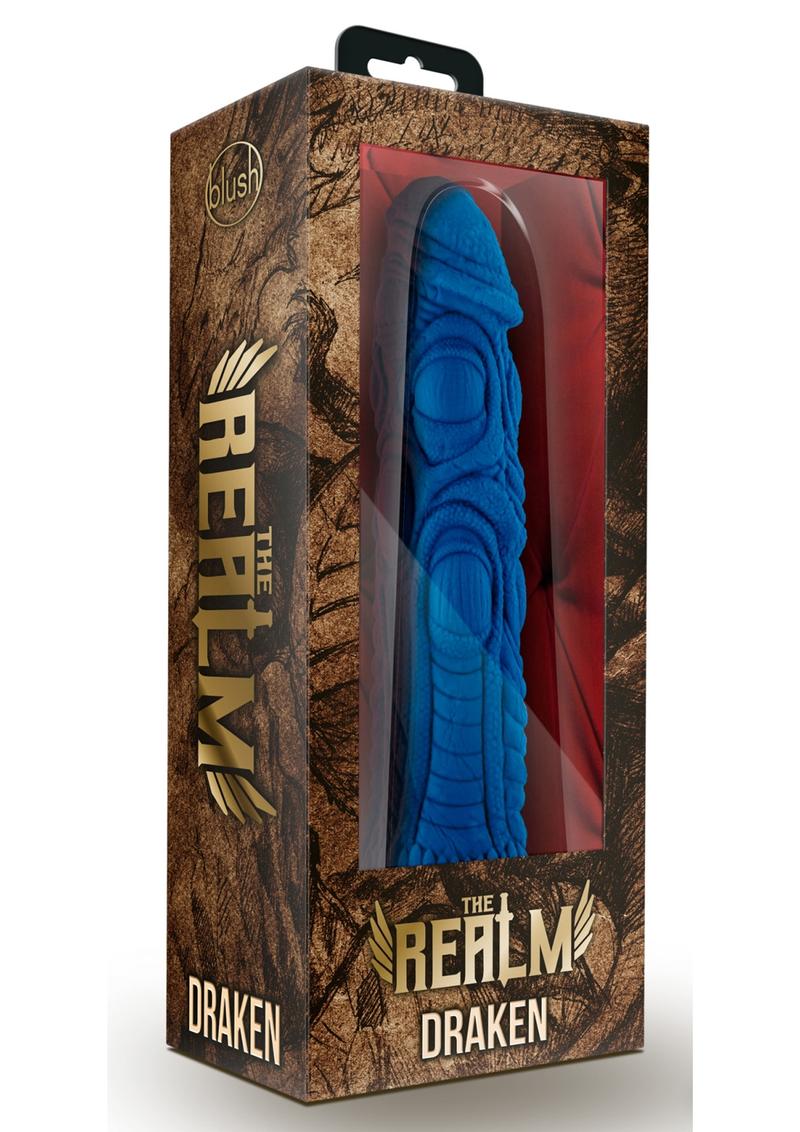 The Realm Draken Lock-On Silicone Dildo 7.75in Premium Pleasure - Image 4