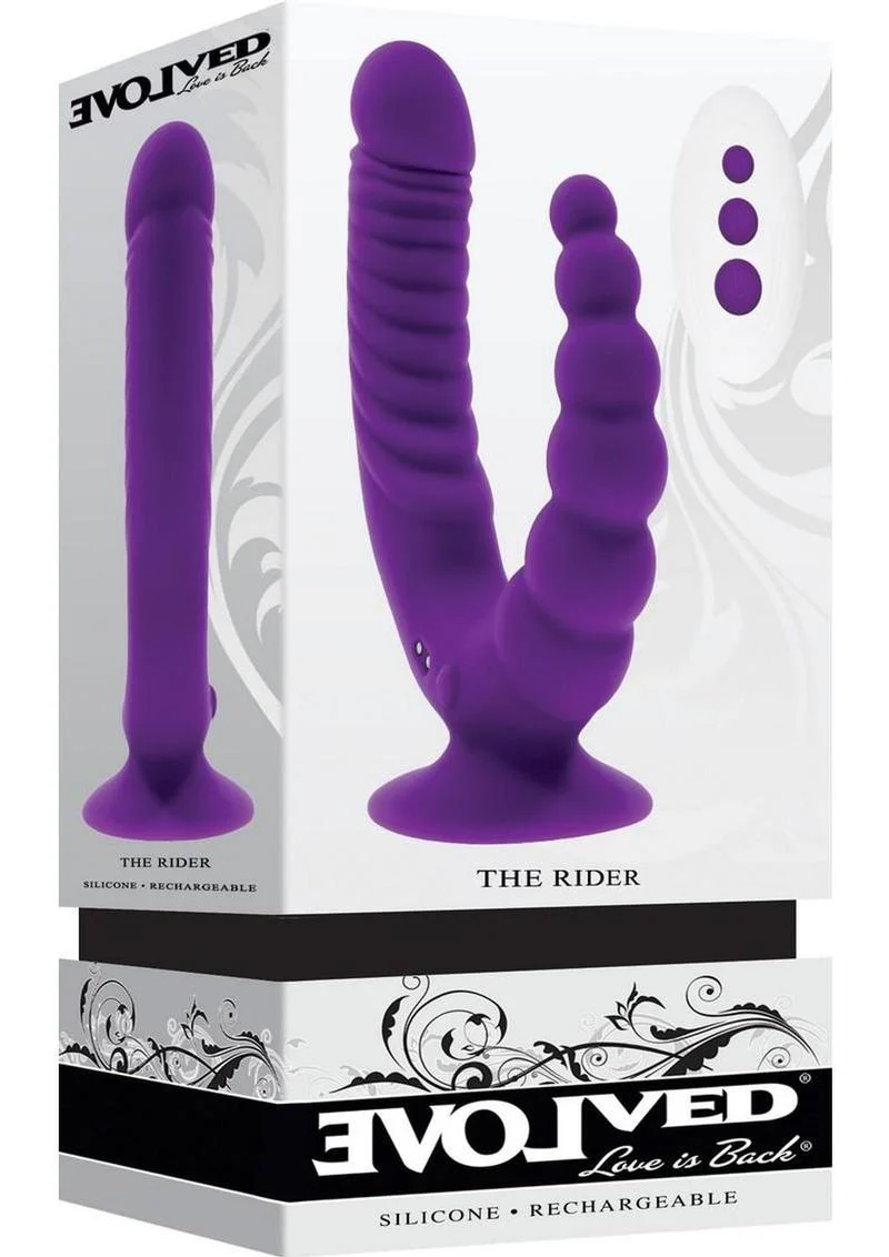 The Rider Rechargeable Double-End Vibrator - Image 4