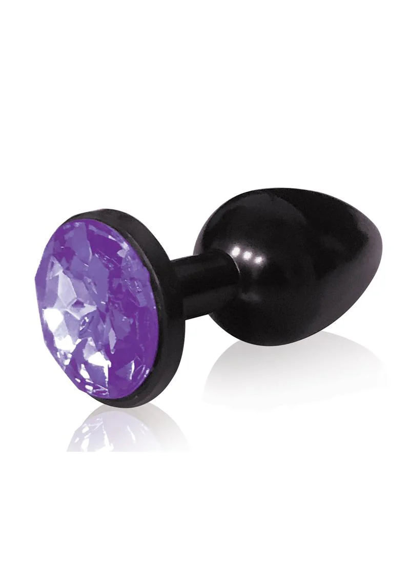 The Silver Starter Bejeweled Stainless Steel Butt Plug - Image 3