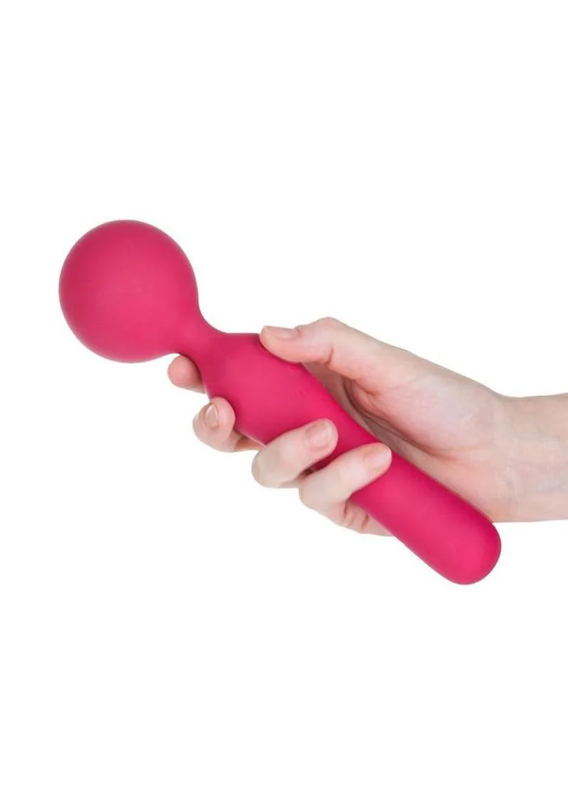 The Swan Sceptre Rechargeable Silicone Dual-End Wand Massager - Image 2