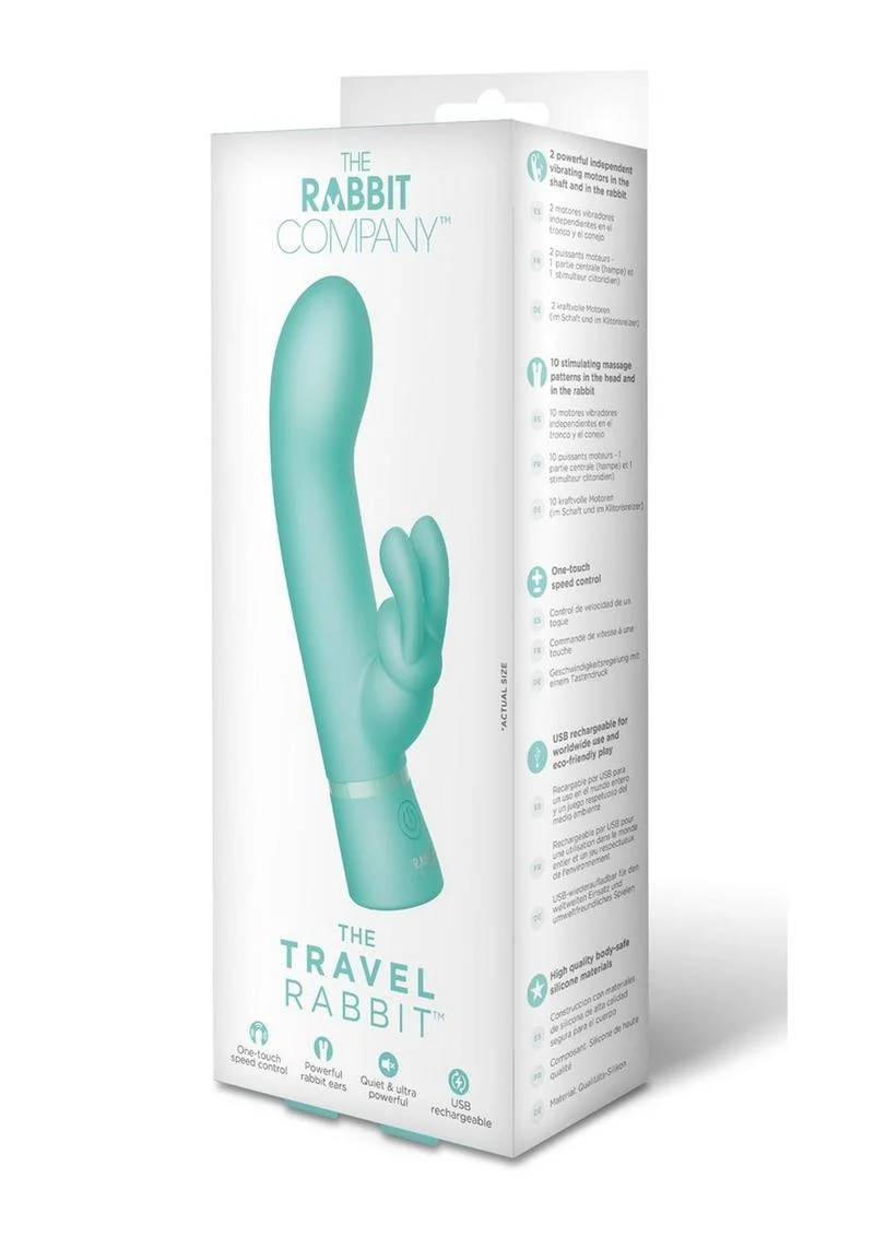 The Travel Rabbit Compact Rechargeable Dual Vibrator - Image 4