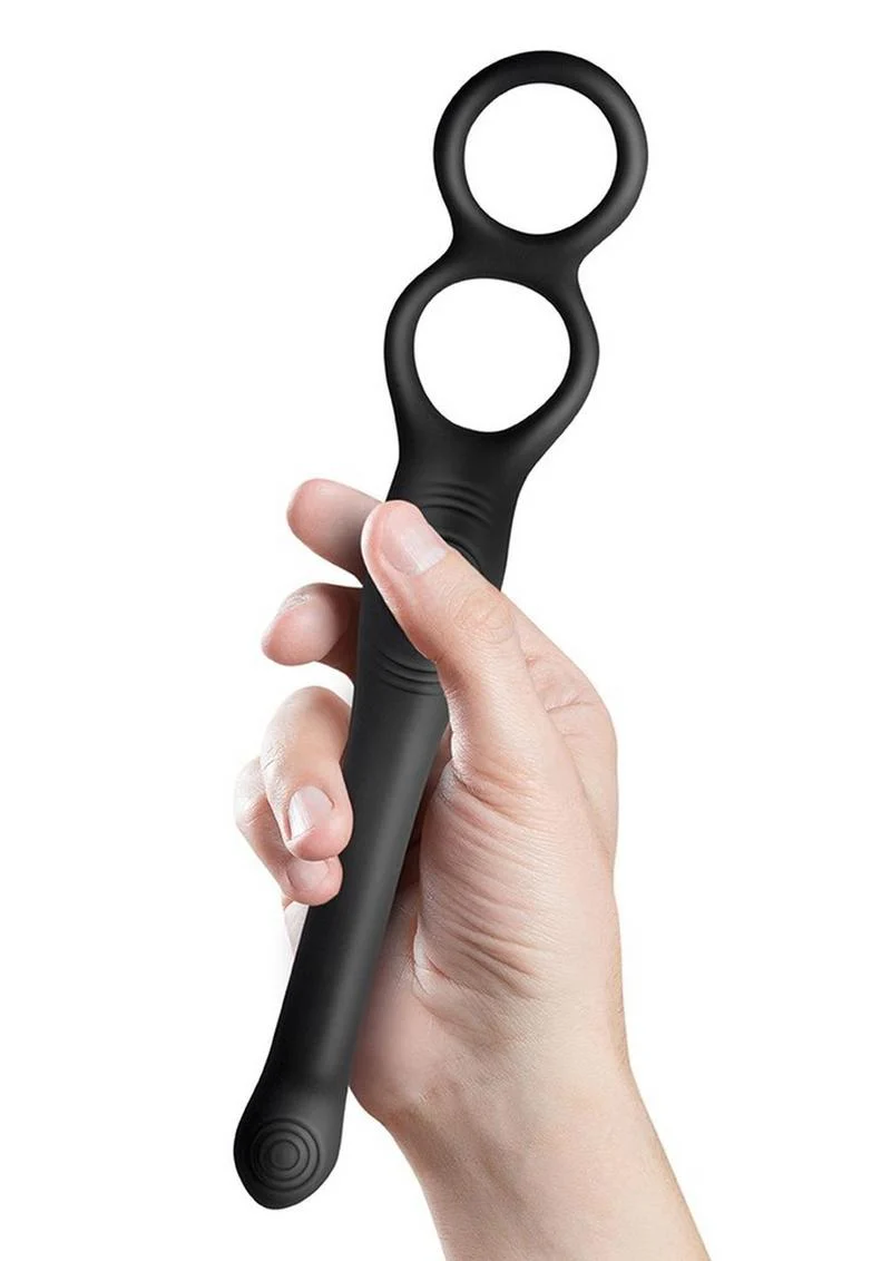 The Vibe Silicone Rechargeable Anal Stimulator with Remote Control - Image 3