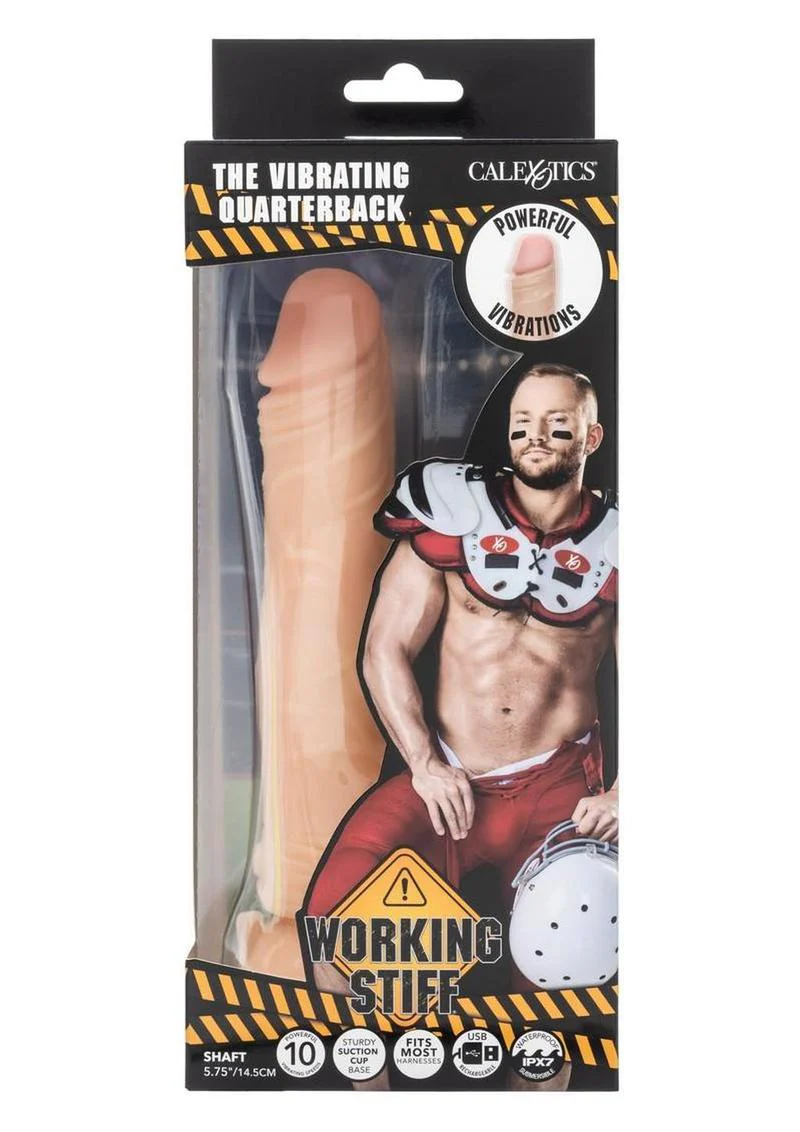 The Vibrating Quarterback Rechargeable Dildo - Image 4