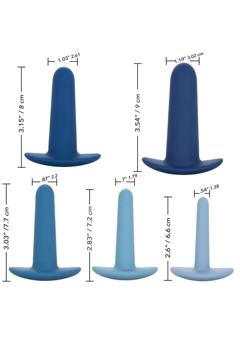 They-ology Wearable Anal Training Set 5-Piece Graduated Silicone - Image 3