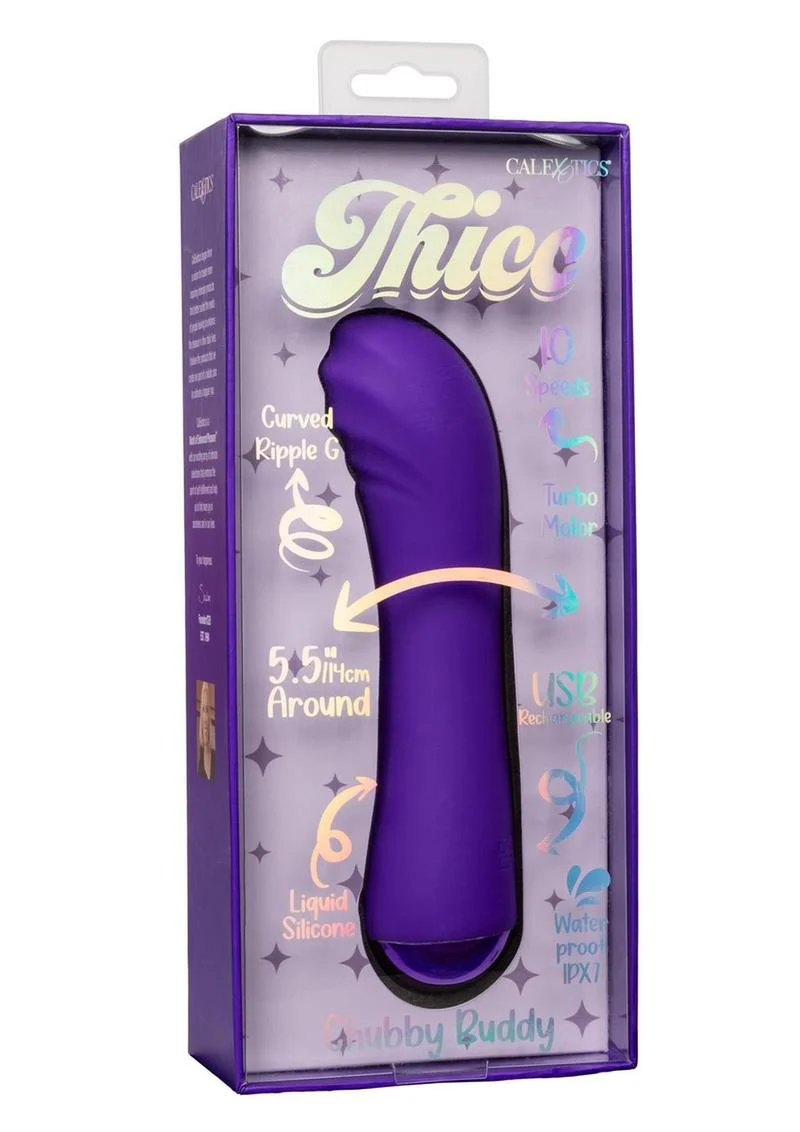 Thicc Chubby Buddy Rechargeable Silicone G-Spot Vibrator - Image 4