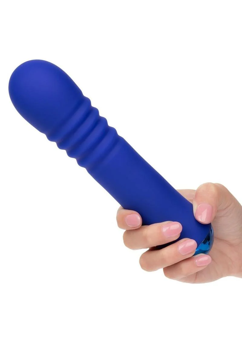 Thicc Chubby Thrusting Rechargeable Silicone Vibrating Wand - Image 3