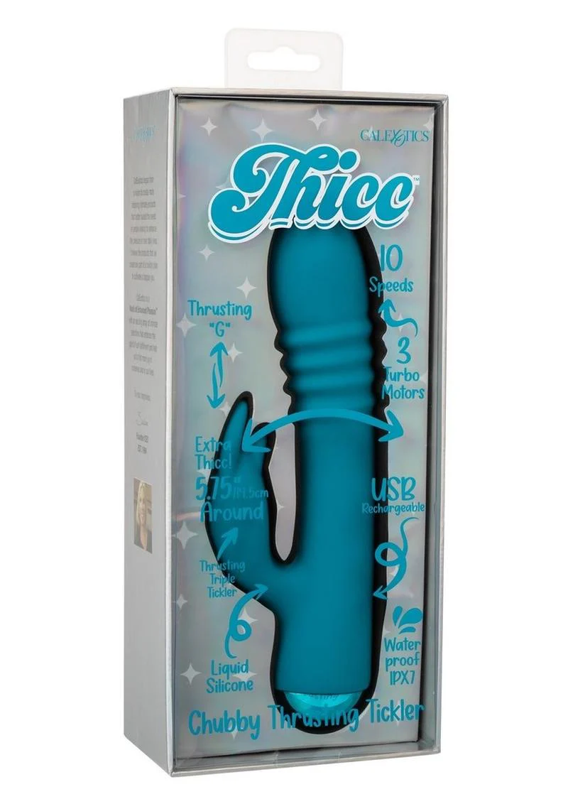 Thicc Chubby Thrusting Tickler Rabbit Vibrator - Image 4