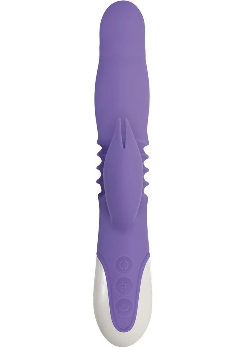 Thick and Thrust Bunny Recharge Silicone Expanding Action - Image 2