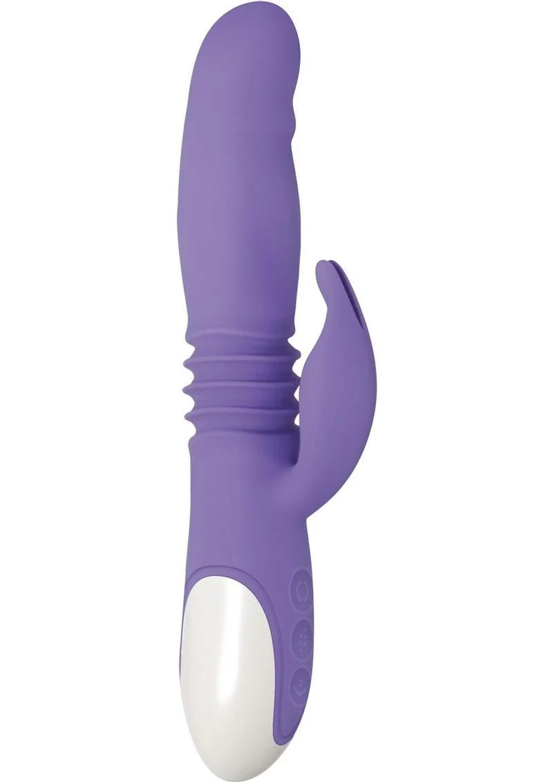 Thick and Thrust Bunny Recharge Silicone Expanding Action - Image 3