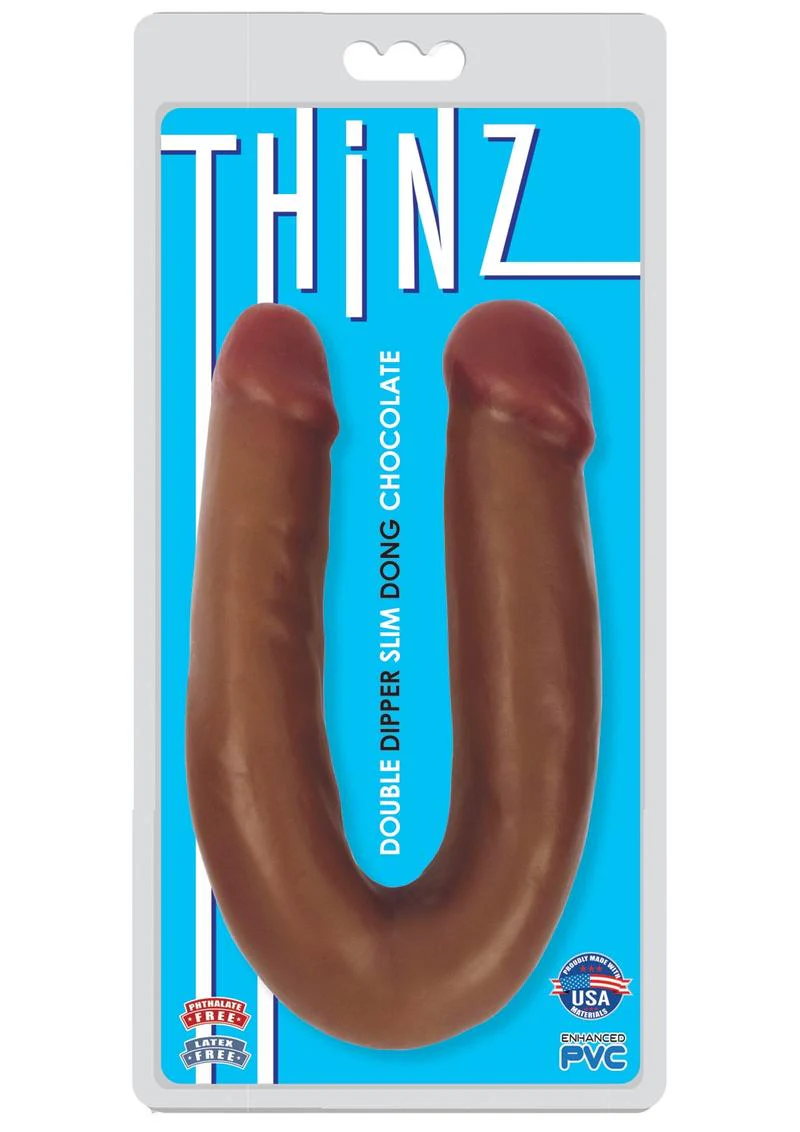 Thinz Double Dipper Slim Dong Midnight Dildo - Image 6