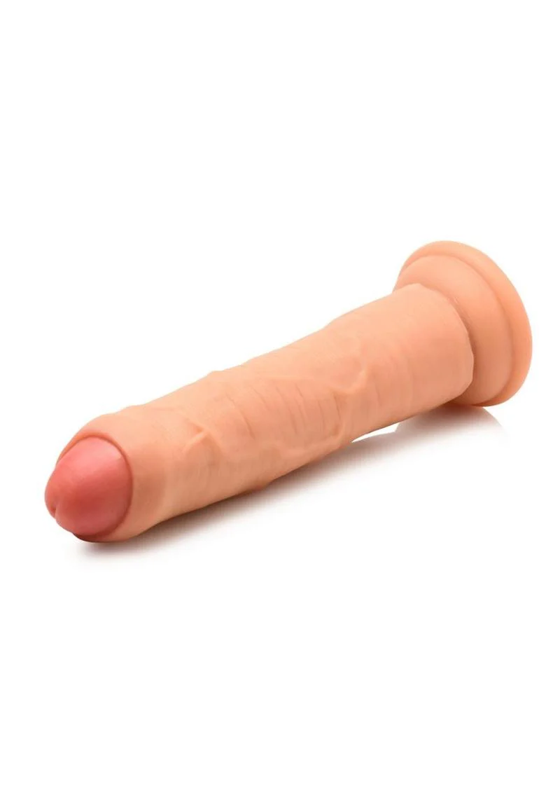 Thinz Uncut Dildo with Balls Realistic Vanilla Dildo - Image 6