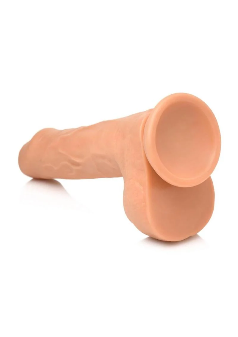 Thinz Uncut Dildo with Balls Realistic Vanilla Dildo - Image 9