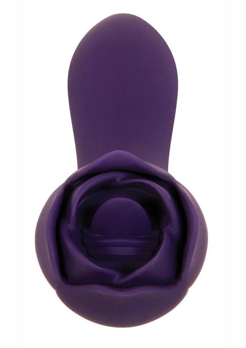 Thorny Rose Dual-Action Rechargeable Silicone Vibrator - Image 2