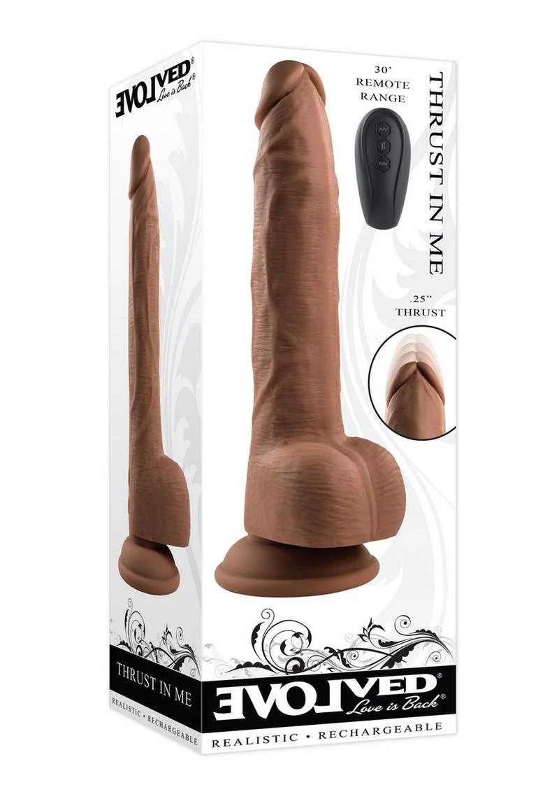 Thrust In Me Realistic Rechargeable Thrusting Remote Control Vibrator - Image 7