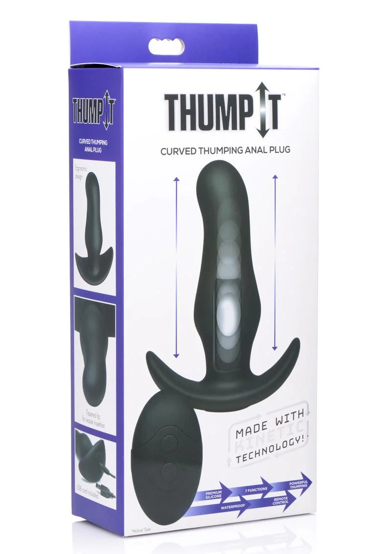 Thump It Curved Thumping Anal Plug - Image 4