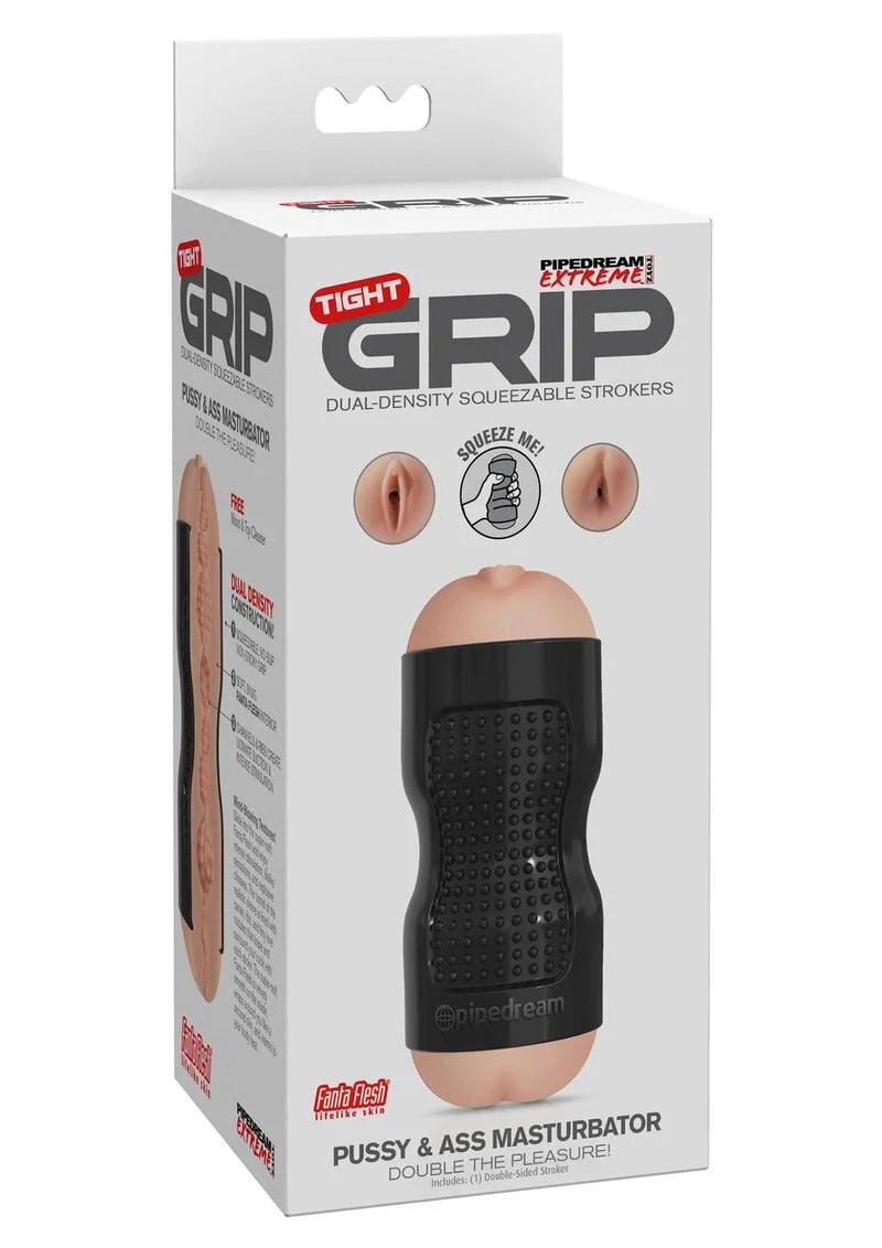 Tight Grip Pussy And Ass Masturbator Dual-Density Stroker - Image 3