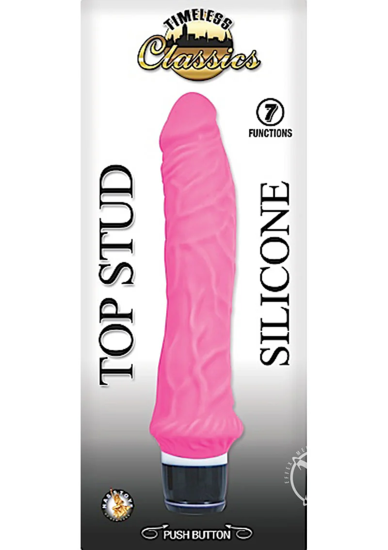 Timeless Classics Top Stud Silicone Vibrator - Image 2