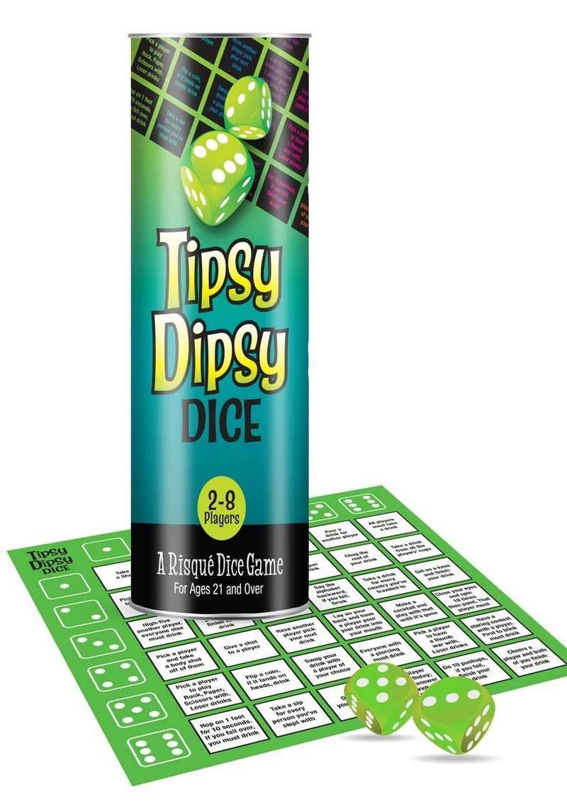 Tipsy Dipsy Game A Risqué Questionable  Dice For Adults - Image 3