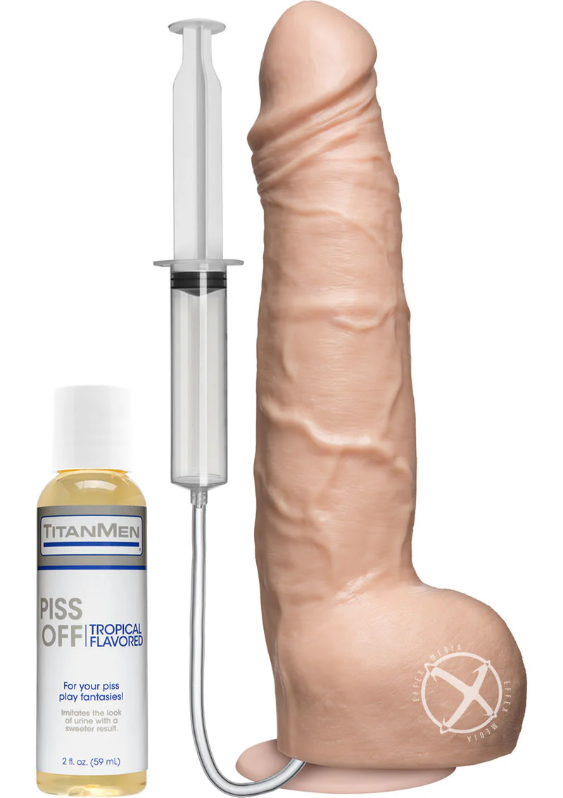 TitanMen Piss Off Squirting Dildo with Vac-U-Lock Suction Cup