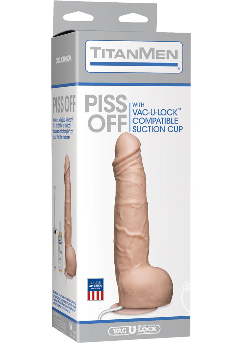 TitanMen Piss Off Squirting Dildo with Vac-U-Lock Suction Cup - Image 2