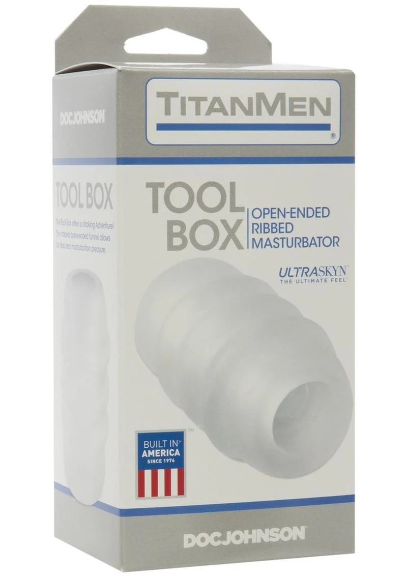 TitanMen Tool Box Open-Ended Ribbed Masturbator - Image 4
