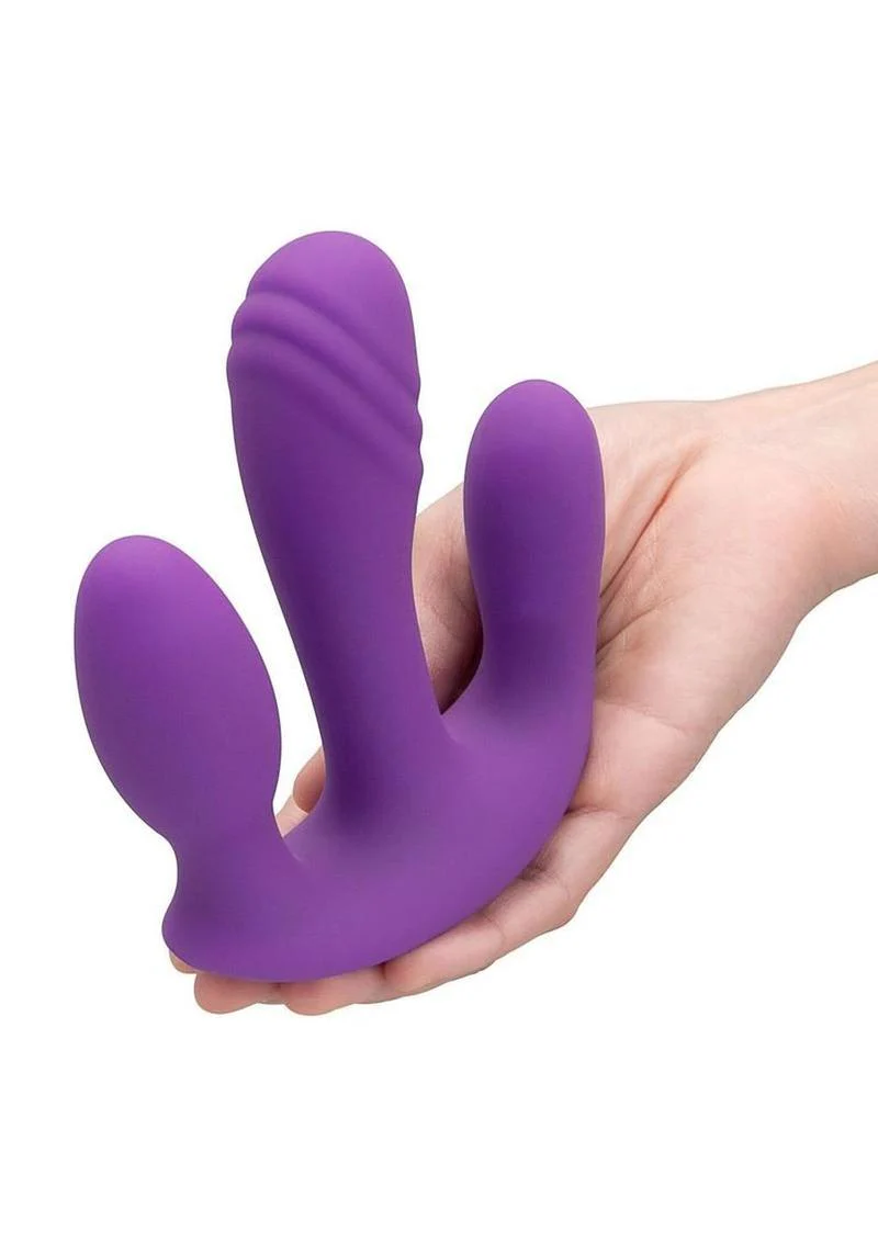 Together Blended Pleasure Triple-Pronged Vibrator - Image 2