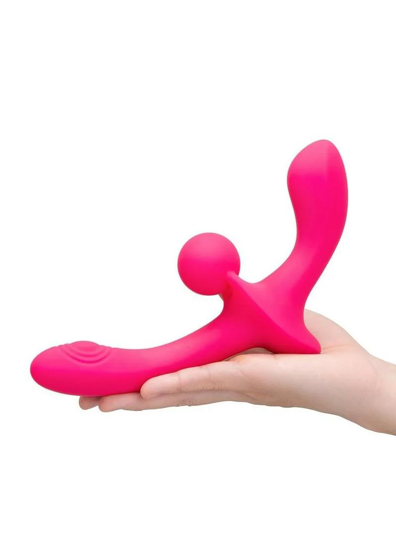 Together Double Tap Vibrating Strap-On - Image 2