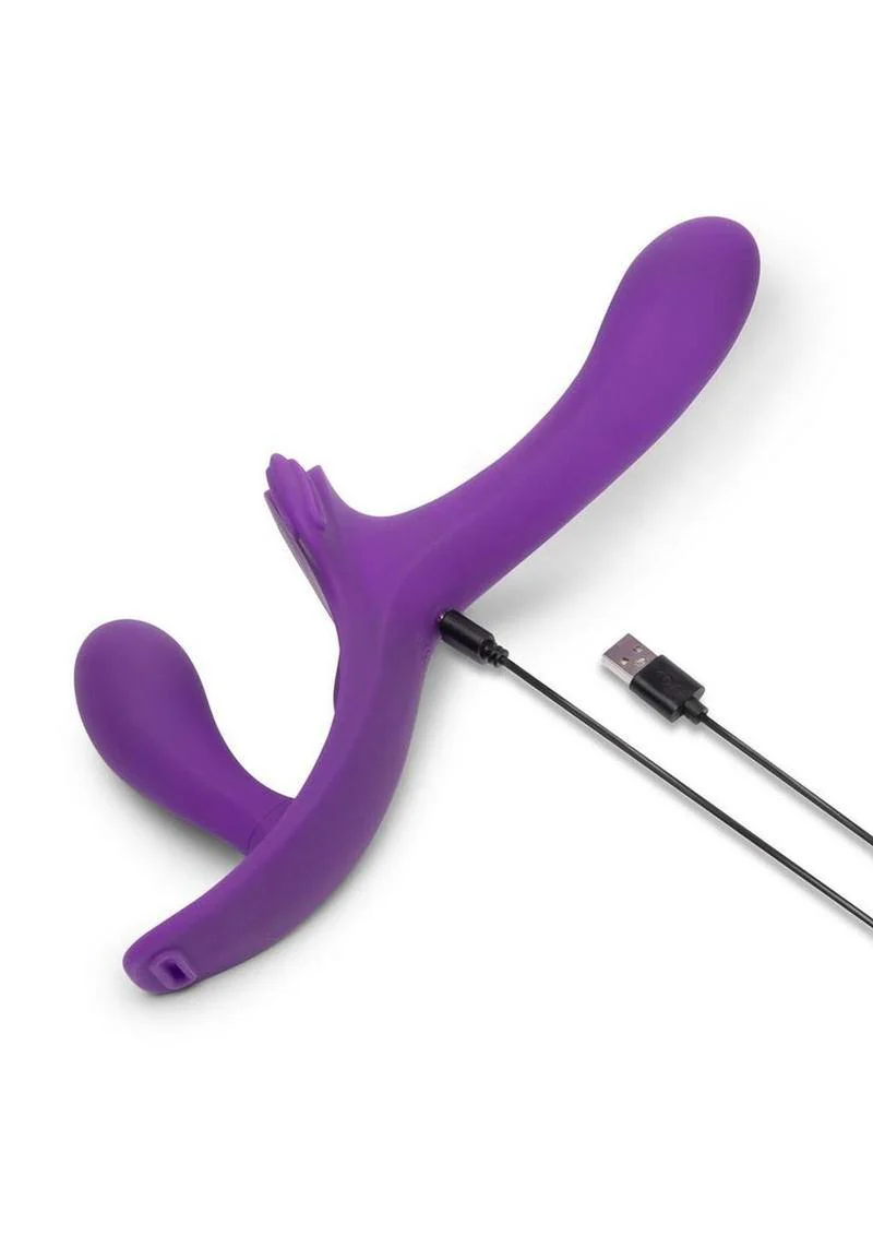 Together Lock-In Dual-Ended Vibrating Strap-On Set - Image 2