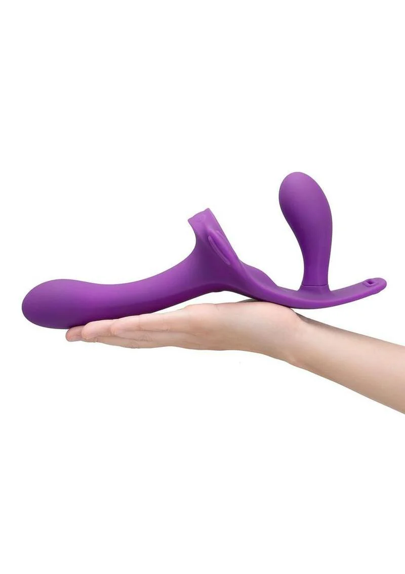 Together Lock-In Dual-Ended Vibrating Strap-On Set - Image 3